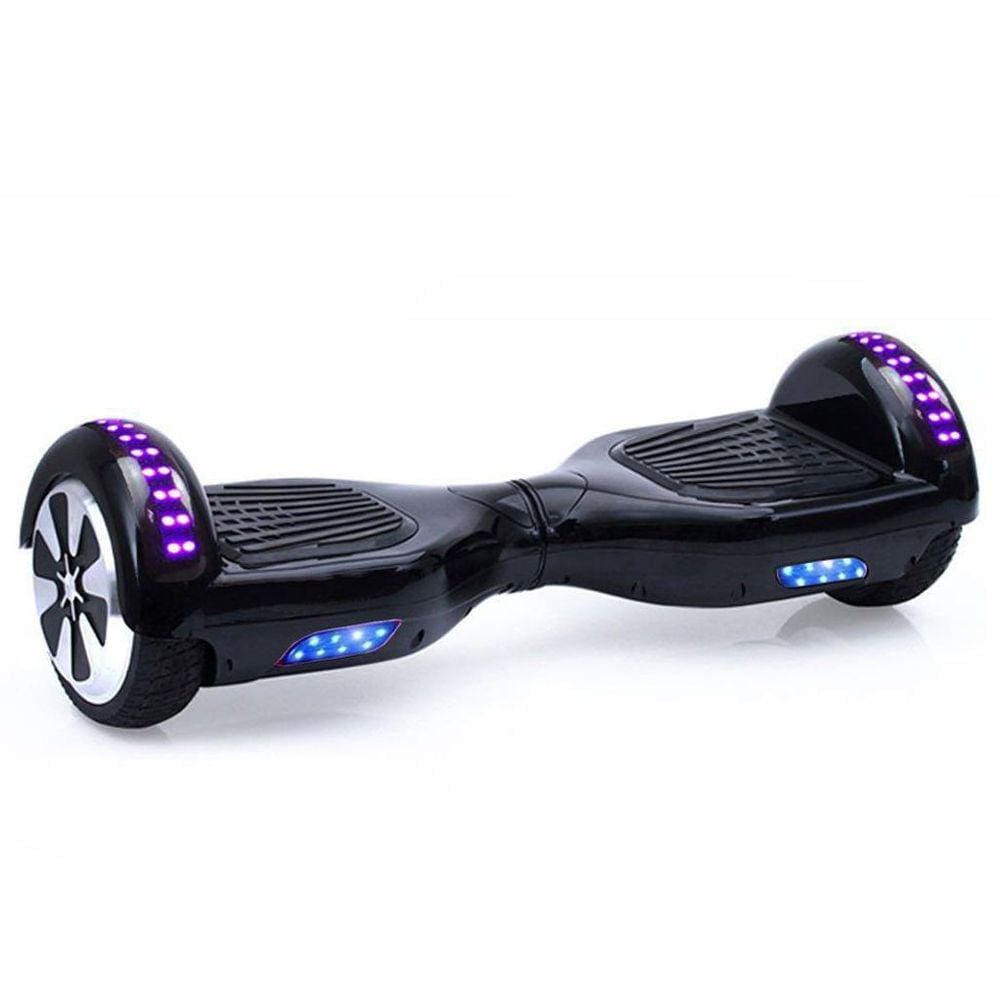 Hoverboard Skate Élétrico Bluetooth Com Led Alça Curta 6,5