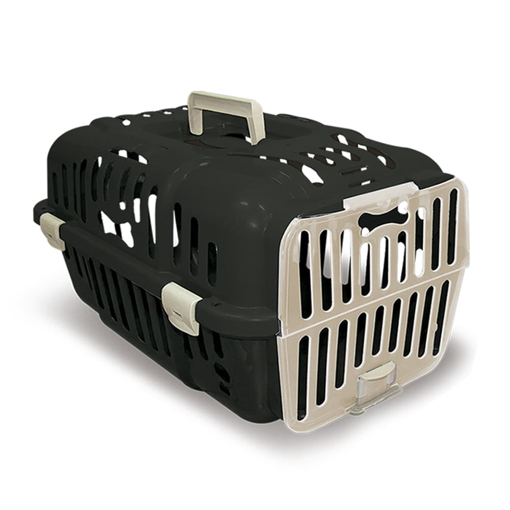 Caixa de Transporte Gato Cachorro Pequeno Porte N1 Preta