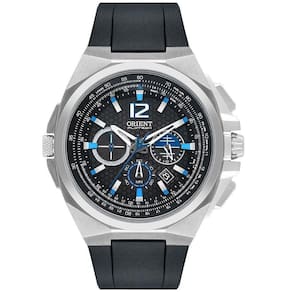 Relógio Orient Flytech Mbtpc007 G2Px Titanium Prata Borracha