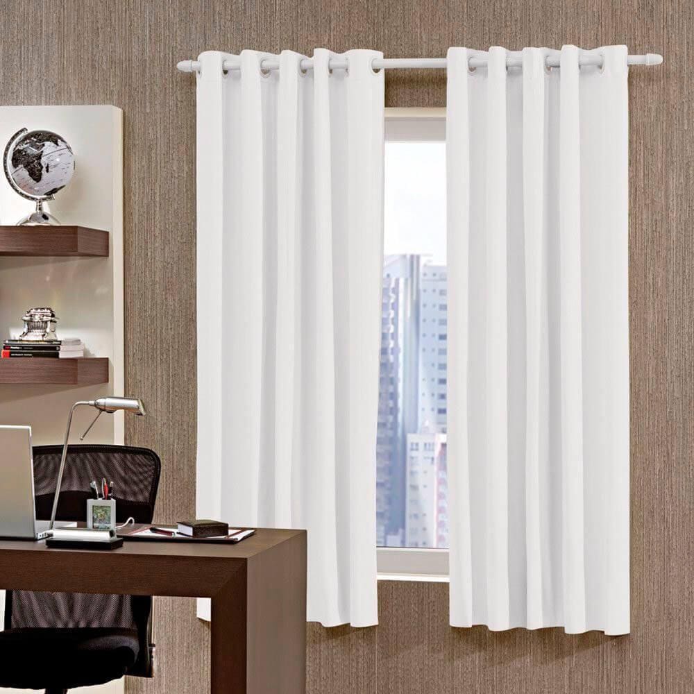 Cortina Corta Luz Plástico Pvc Varão Dupla Face 4,20X2,80M
