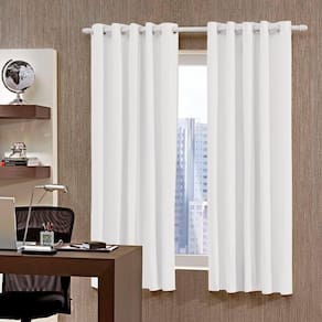 Cortina Corta Luz Plástico Pvc Varão Dupla Face 4,20X2,80M