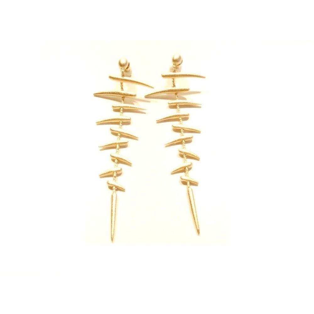 Brinco Filetes Dourado