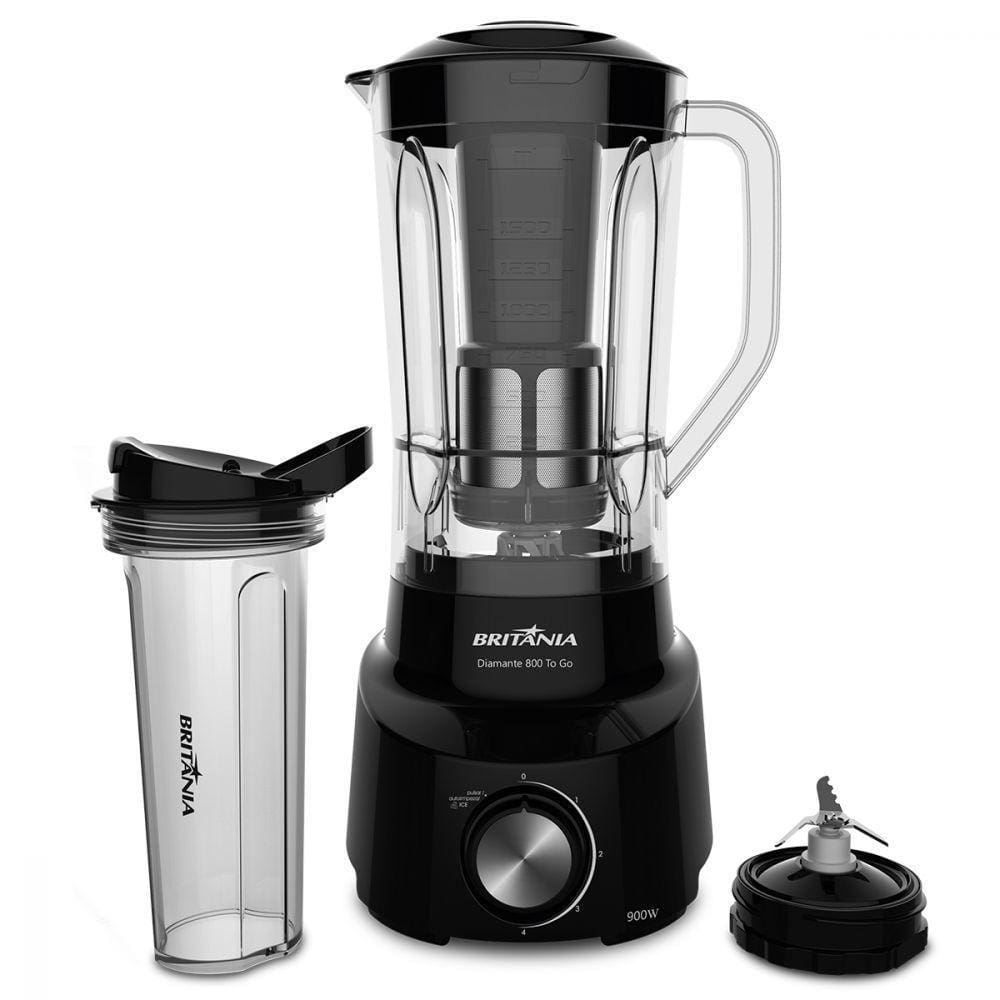 Liquidificador Diamante 800 TO GO PR Britânia 127v