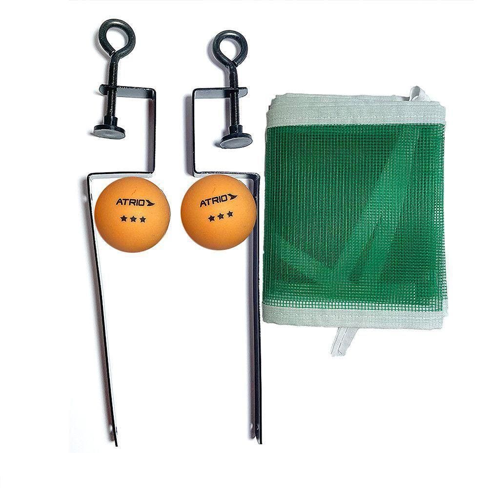 Kit Rede Ping Pong Classic Com 2 Bolas Atrio - Es410 Branco