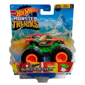 Hot Wheels Pista com veículo Monster Truck Sabretooth Showdown