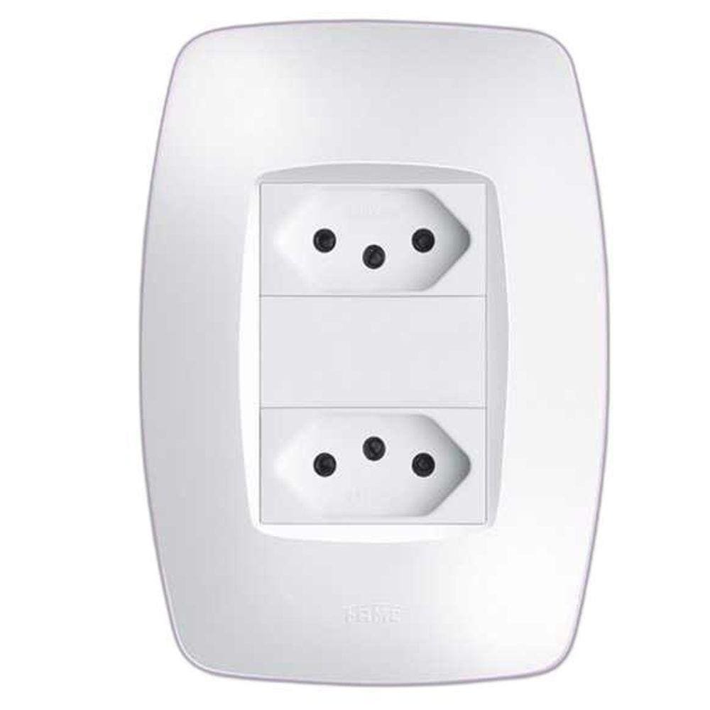 Conjunto 2 Tomada 20A 2P+T Distanciador - Elegance Fame