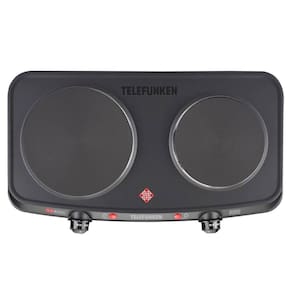 Fogao Eletrico Duplo Preto 1900W 110V Tf-Ae10500