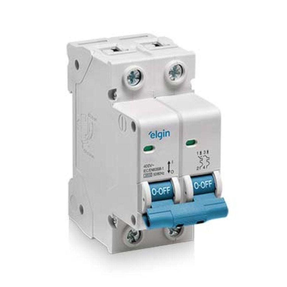 Disjuntor Bipolar 63A Elgin