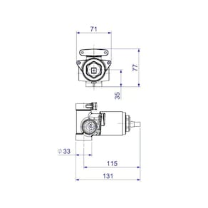 Base Monocomando Chuveiro/Banheira Deca 4493.000 3/4`` Bruto