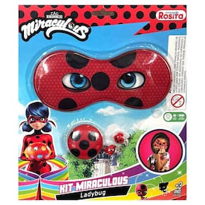 Miraculous Ladybug Máscara, Io-Io, Brinco Joaninha Rosita