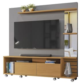 Home Savana 2 Portas Com Led Tv 60 Cinza/Tauari