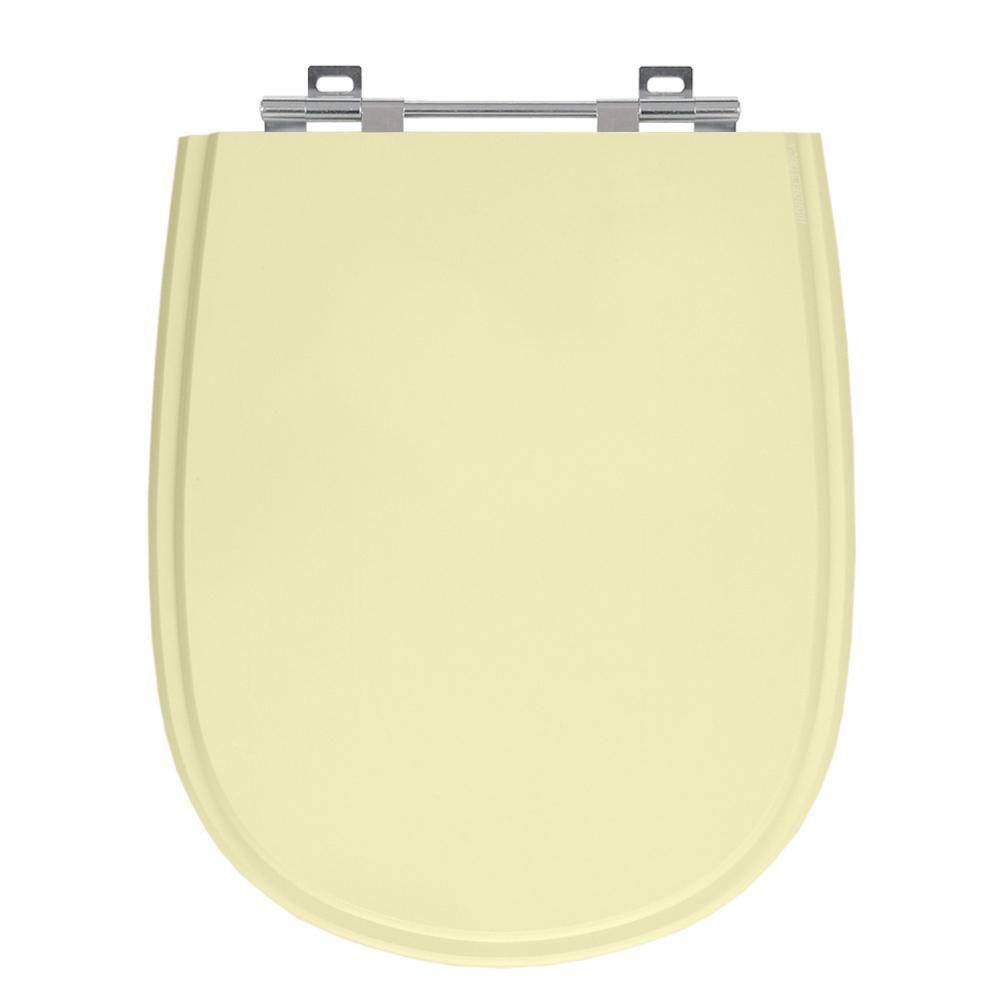 Assento Laqueado Paris Bone Bege Claro Tampa Para Vaso Ideal