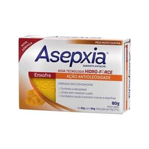 Asepxia Sabonete Antiacne Enxofre 80g