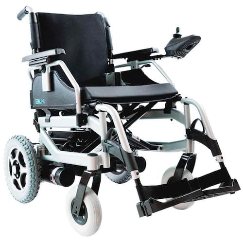imagem-Cadeira De Rodas Motorizada Dobrável D1000 Dellamed Prata