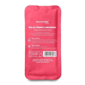 Bolsa Térmica De Gel - Rosa - Multilaser Saúde - Hc355 Rosa