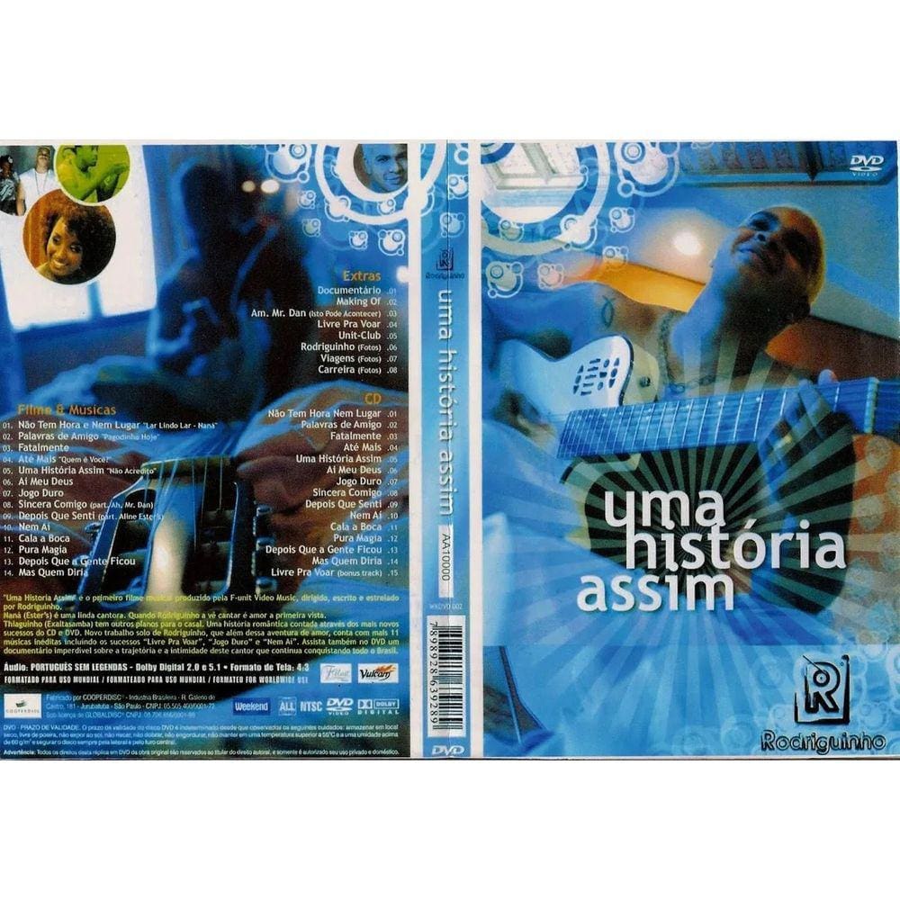 DVD Uma História Assim  - Rodriguinho