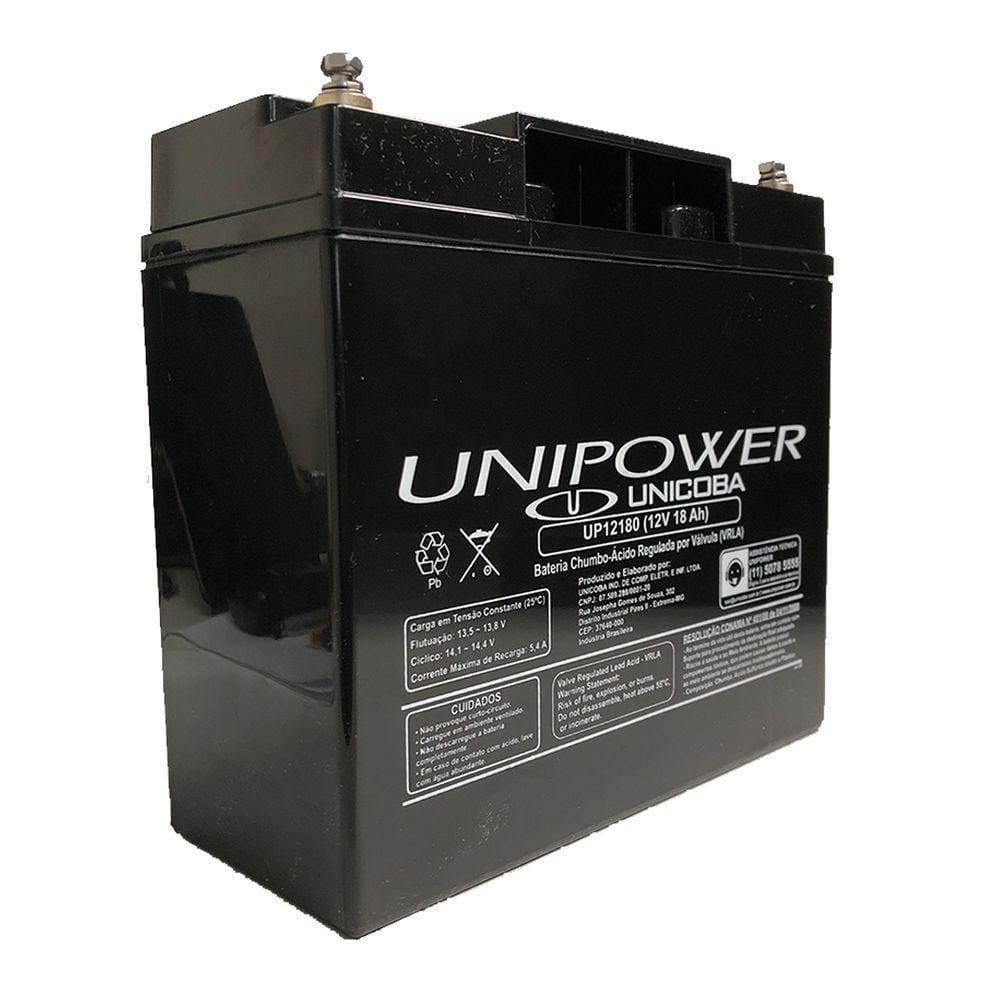 Bateria Unipower Para Nobreak Up12180-06C029 M5 12V 18.0Ah