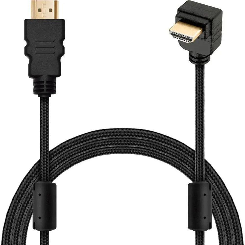 Cabo Hdmi 5 Metros 90 Graus Para Video Game Console Na Tv