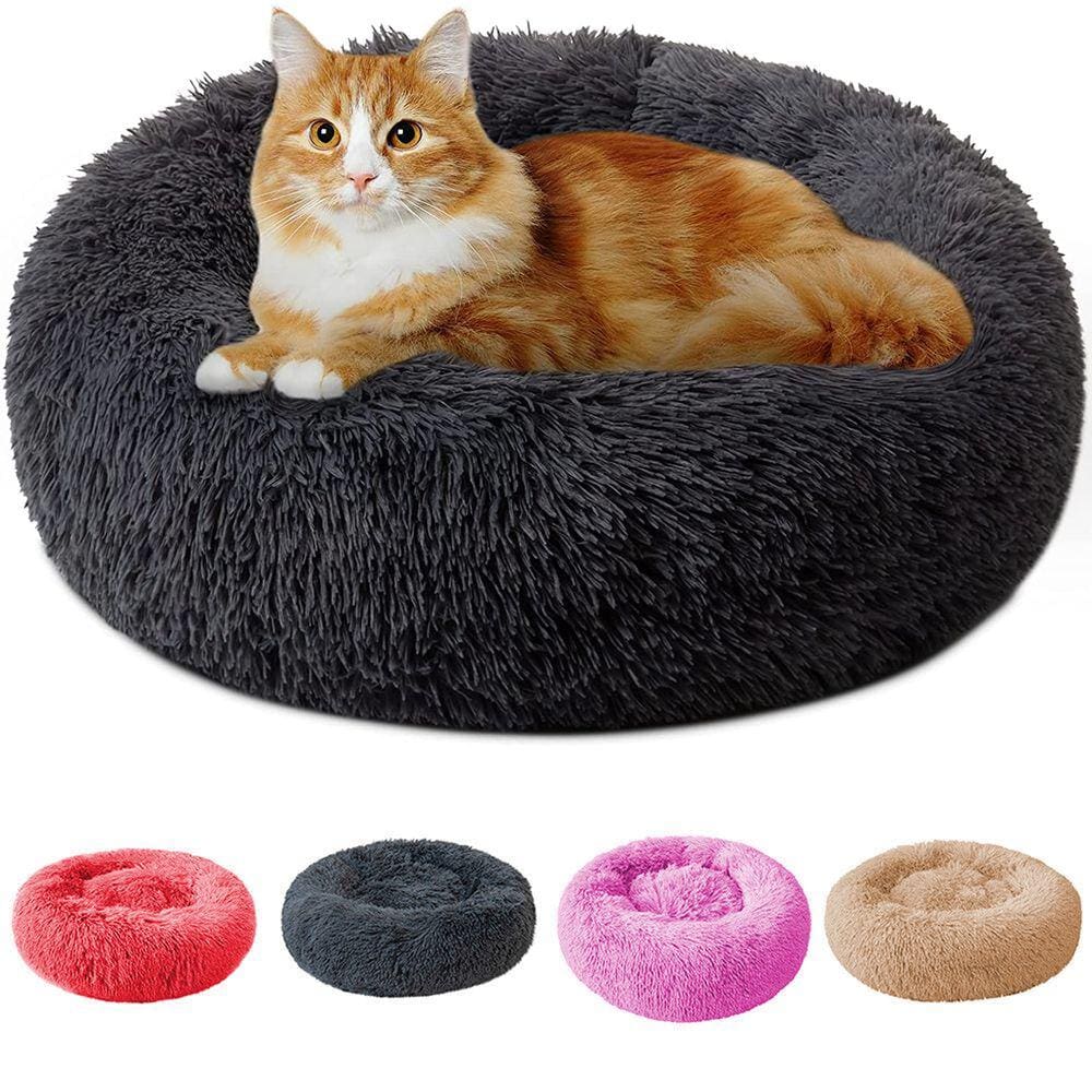 Caminha Nuvem Pet Lorben Redonda Pelúcia Cachorros Gatos Tamanho G 60x60cm