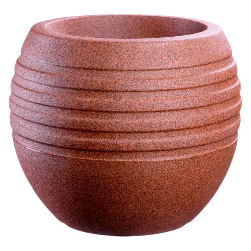 Vaso Para Plantas 24 Cm Canela Café Marrom - Afort
