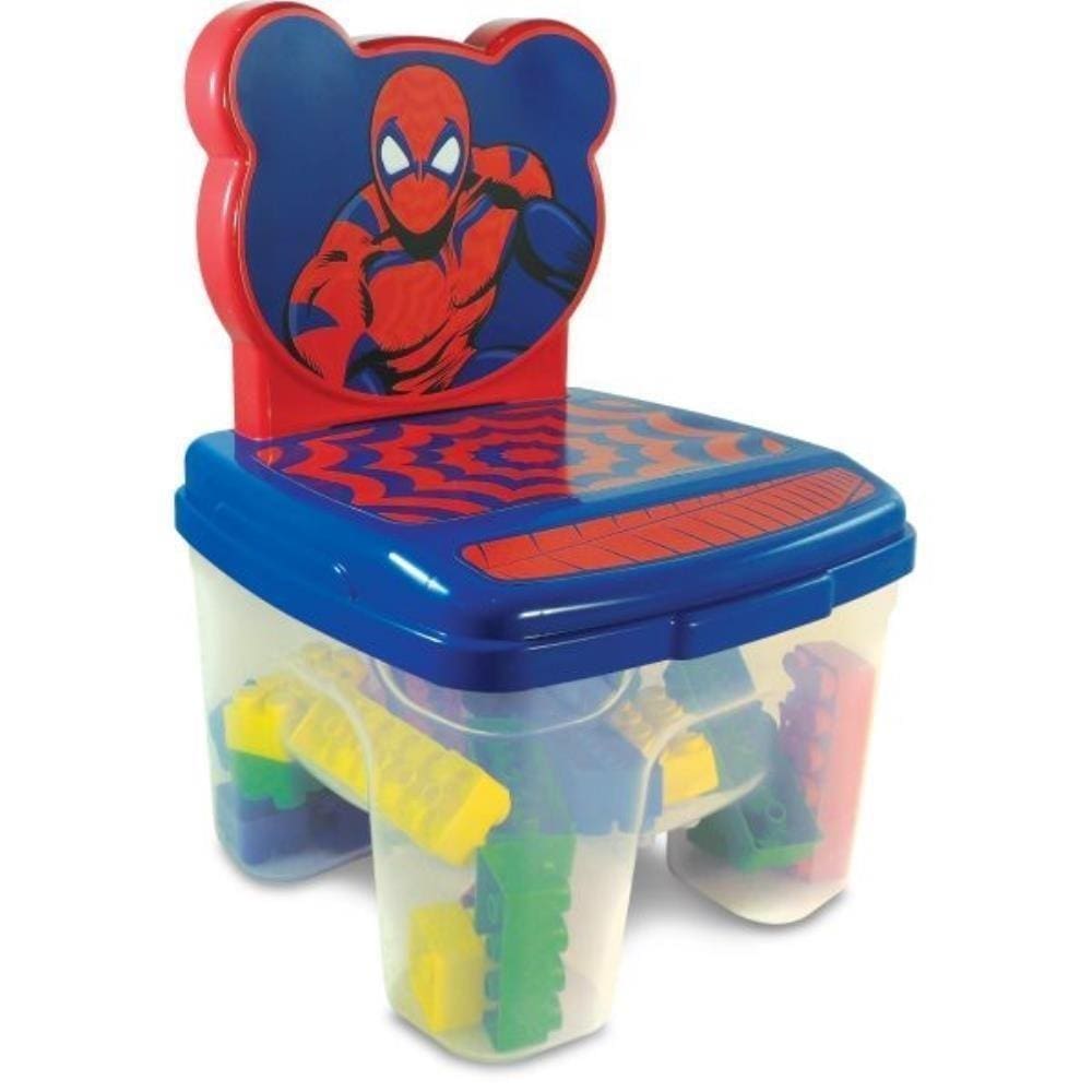 Brinquedo Para Montar Spider Cadeira Toy Blocos 24Pc