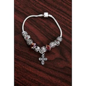 Pulseira Life com Berloques vermelhos