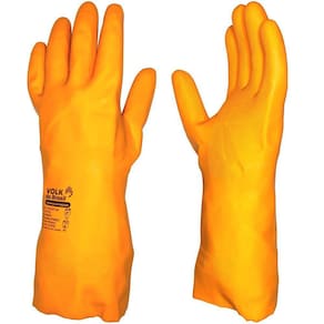 Luva Laranja Reforcada Slim - G