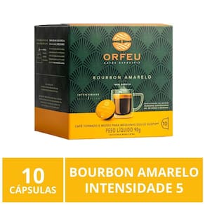 Cápsulas Café Orfeu Para Dolce Gusto, Bourbon Amarelo