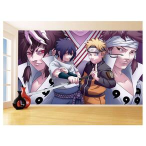 Quadro Anime Naruto Shippuden Desenho Com Moldura G03