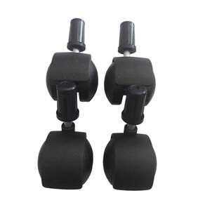 Rodizio Para Móveis Roda De Nylon Kit S40 G Bucha 16 Mm Mf