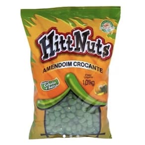 Amendoim Crocante HittNuts Cebola e Salsa Pacote 1Kg - Amenbra