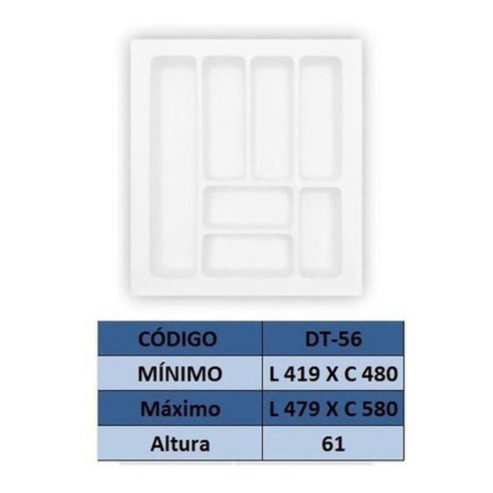 Organizador De Gavetas/Talher Até 47X54Cm Og-56