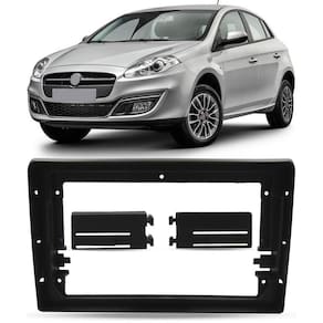 Moldura De Painel 2 Din 9 Polegadas Bravo - Preto