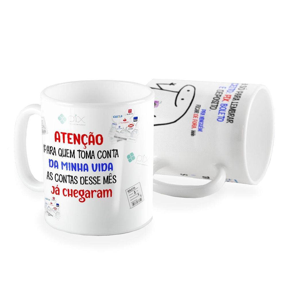 Caneca Flork Atencao Para Quem Toma Conta