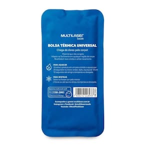 Bolsa Térmica De Gel Azul Multilaser Saúde - Hc353 Azul