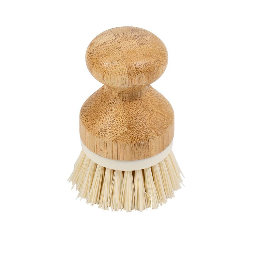 Escova de limpeza redonda com pega de bambu - Oikos