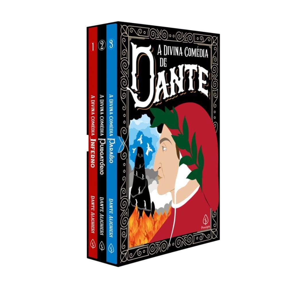 A divina comédia - Box com 3 livros ( Dante Alighieri )