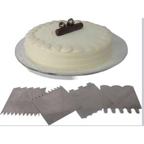 Espátula Inox Para Decoração Bolo 8 Modelos Confeitaria
