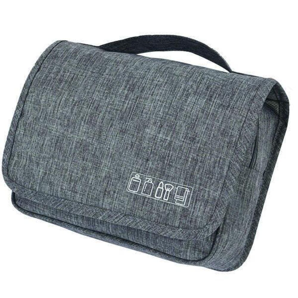 Necessaire De Viagem Impermeável Com Cabide 50226 Cinza