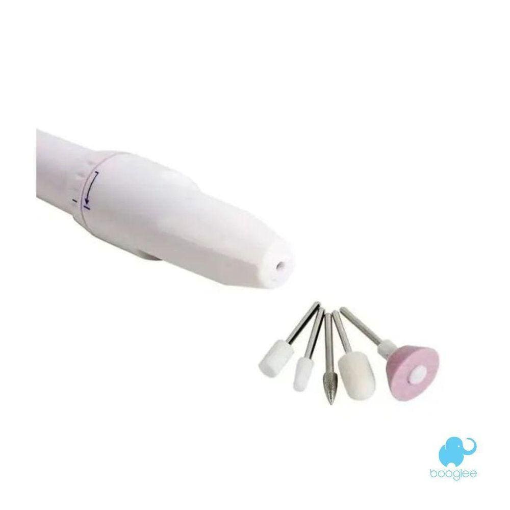 Kit Aparelho Lixa Elétrico Portatil Manicure Pedicure