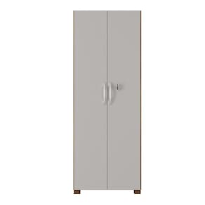 Armário Multiuso C/Chave 2 Portas Notável Freijó / Off White