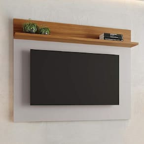 Painel Para Tv Smart Até 50" Nt 1185 Off White / Freijó