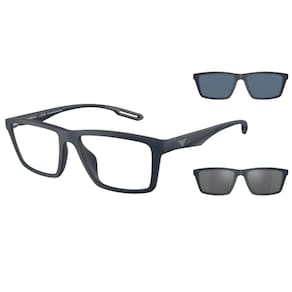 Armação De Óculos Empório Armani Masculino EA4189U 50881W 55 Clipon