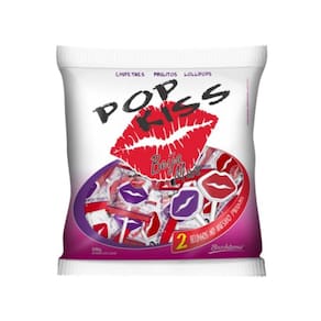 Pirulito Pop Kiss Beija Mais Pacote C/50unid - 500g