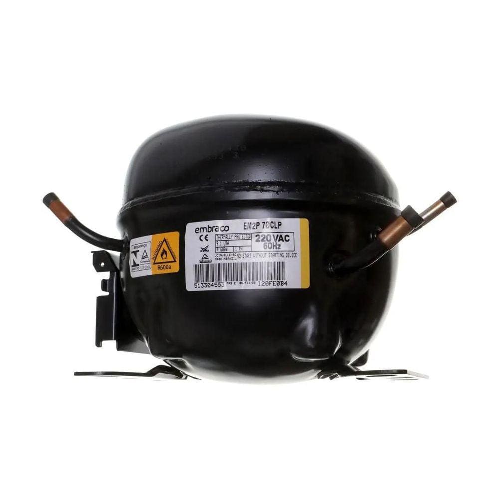 Motor Geladeira Consul Brastemp Em2P70Clp 1/5 R600A 220V