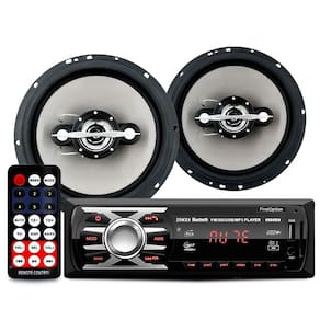 Par De Auto Falantes 6 Polegadas 140w + Radio Bluetooth Usb