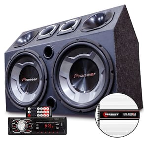 Caixa Som 2 Pioneer 3060 Radio Bluetooth + Taramps Ds 800x4