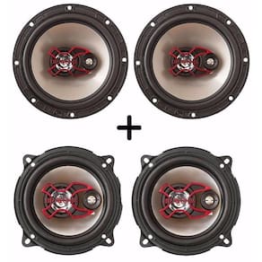 Jogo Alto Falantes Bravox 6 E 5 200W Ford Ka Kit 4 Falantes