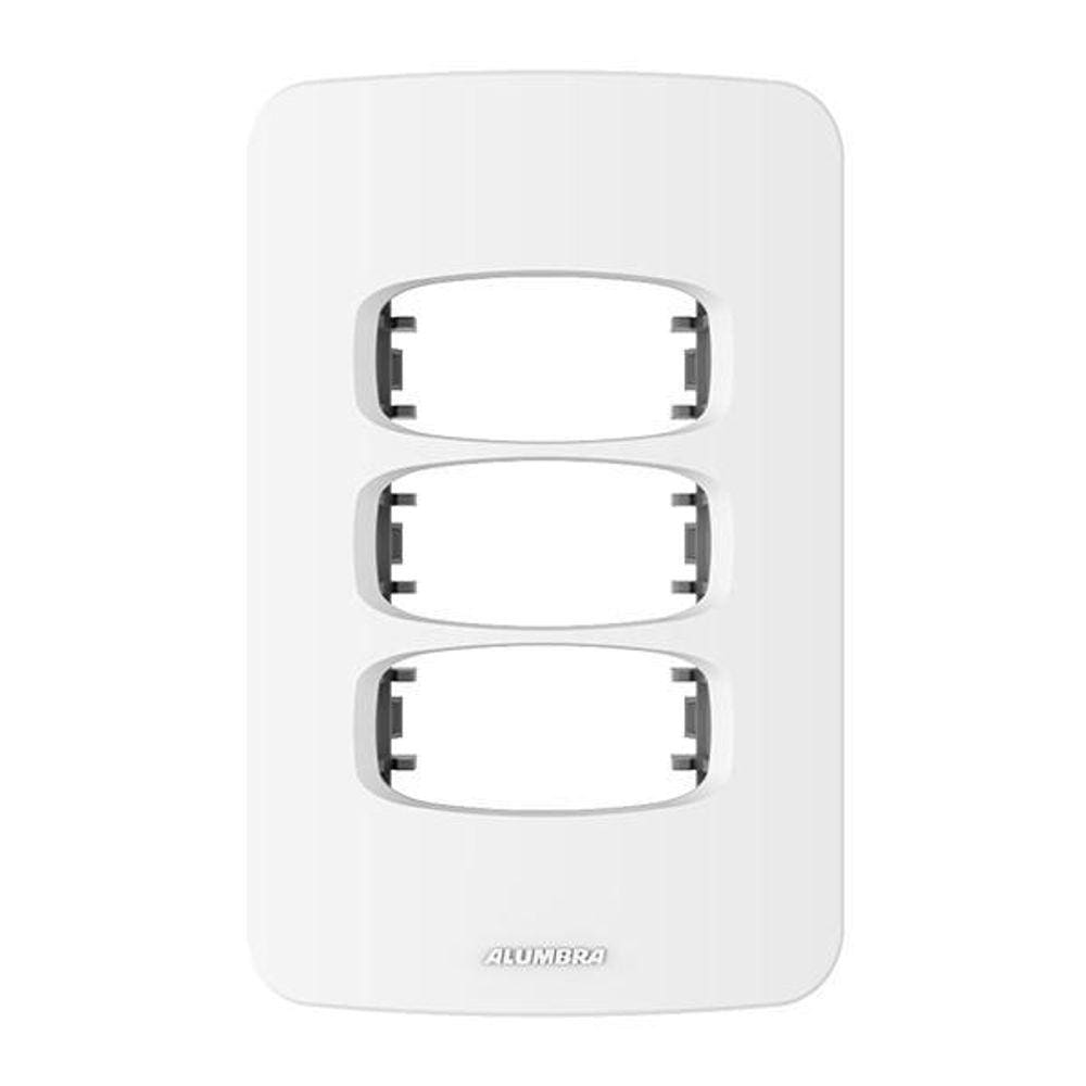 Placa 3 Módulos + Suporte 4X2 - Alumbra Gracia - 85302