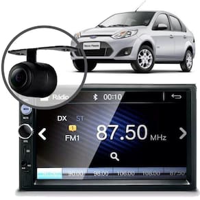 Central Multimídia Mp5 Fiesta Sedan 2005 Câmera Bluetooth Espelhamento